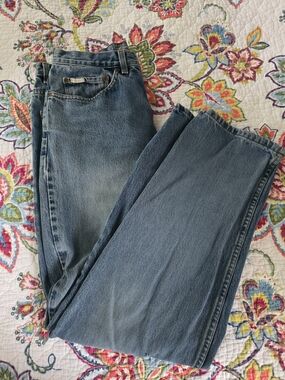 Vintage Eddie Bauer Relaxed Fit Dark Blue Denim Jeans 100% Cotton